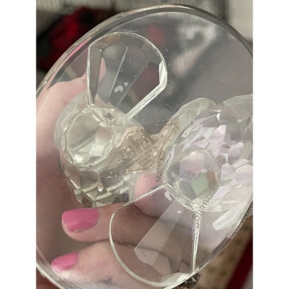 Shannon Crystal Godinger Faceted Love Birds Glass Figurine Sculpture 4" Tall - Picture 7 of 12